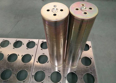 Airport HVAC Ventilation system Hepa Activated Carbon Air Filter Cylinder 145mm X 450mm For Odor Smell Air Filtration