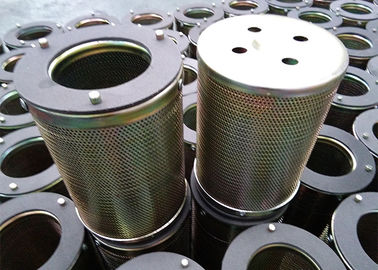 Airport HVAC Ventilation system Hepa Activated Carbon Air Filter Cylinder 145mm X 450mm For Odor Smell Air Filtration