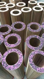 Airport HVAC Ventilation system Hepa Activated Carbon Air Filter Cylinder 145mm X 450mm For Odor Smell Air Filtration